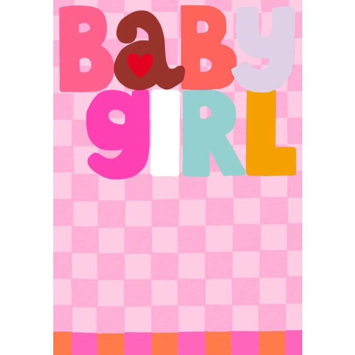 Papersalad Baby Girl Pink Checkered